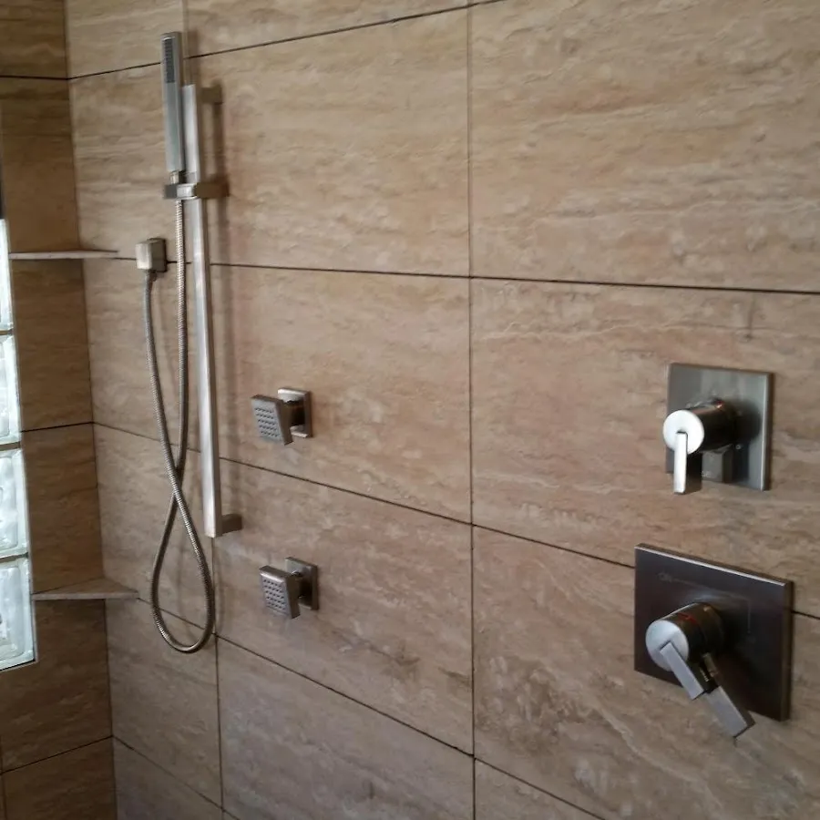 Shower fixture installation for Frozen Pipe Repair in Paris